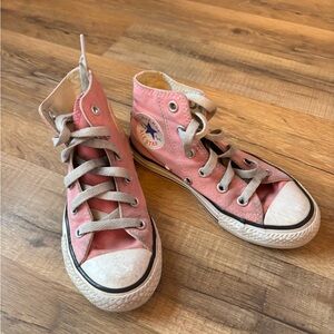 Converse Kids Pink Canvas Sneakers